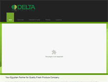 Tablet Screenshot of deltaagriculture.com